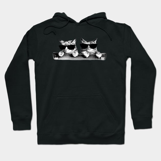 Cool Kittens Hoodie by SandraKC